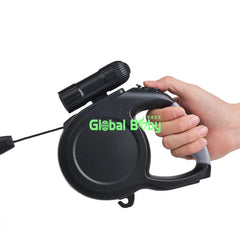 Heavy Duty Retractable Lead with Led Flashlight