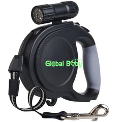 Heavy Duty Retractable Lead with Led Flashlight