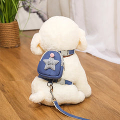 Pet Dog Lead leash  Backpack