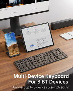 Compact Pro Folding Bluetooth Keyboard!