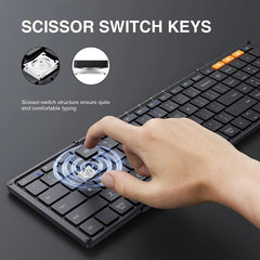 Bluetooth Full-Size Foldable Keyboard