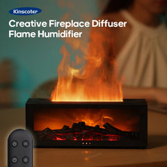 Air Humidifier with  Realistic Fire