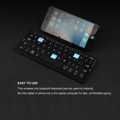 Mini Folding Wireless Keyboard