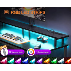 LED  Gaming Desk