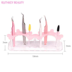 Pink  Tweezers Holder For Eyelash Extensions