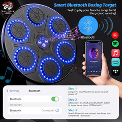 New Music Boxing Machine, Smart Bluetooth ,Wall Mounted Music Boxing Trainer Gym