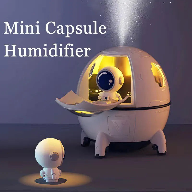 Space Capsule Humidifier! | Ultrasonic Mist | Night Light