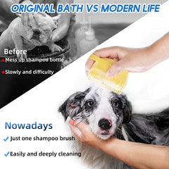 Cute Dog Bath Brush