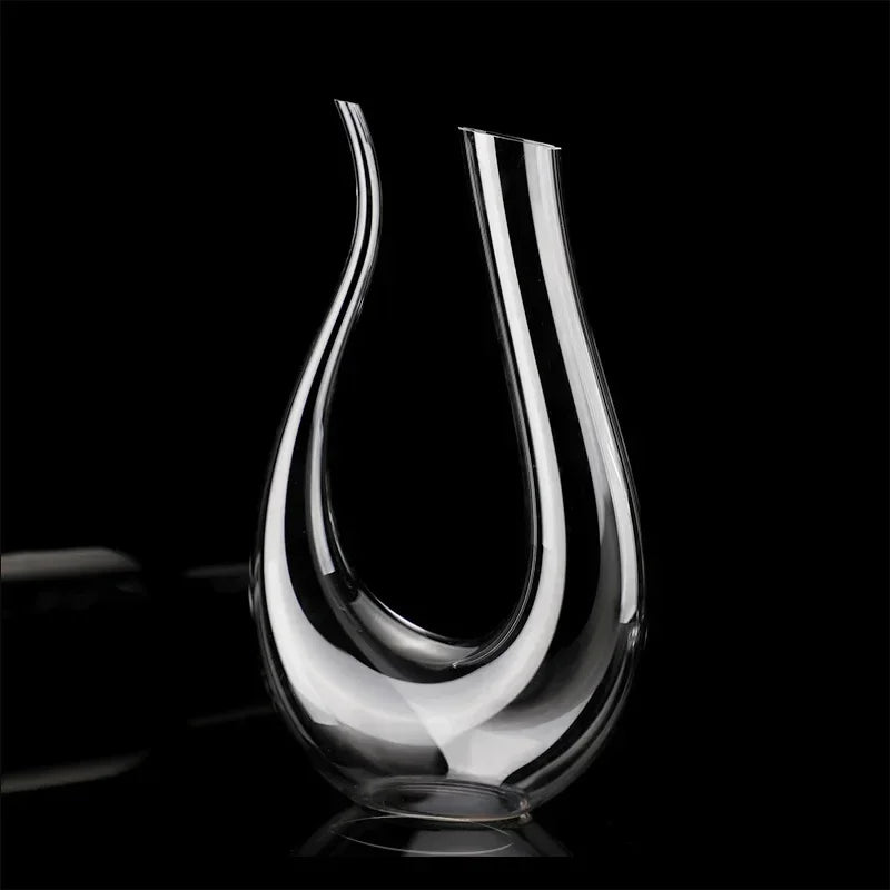 Crystal U-shaped 1500ml Wine Decanter