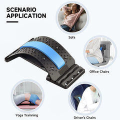 Adustable Back Massage Pad, Back Pain Relief