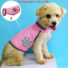 Dog Safety Vest for Walking High Visibility Dog Vest  in Pink