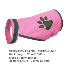 Dog Safety Vest for Walking High Visibility Dog Vest  in Pink