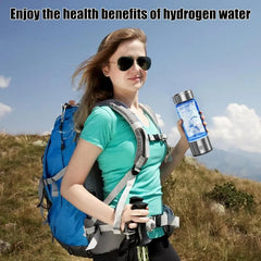 Rechargeable Portable Hydrogen Rich Water Generator