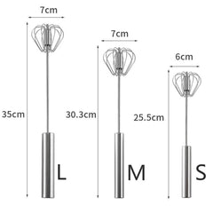 Push Pump Whisk Milk Frother