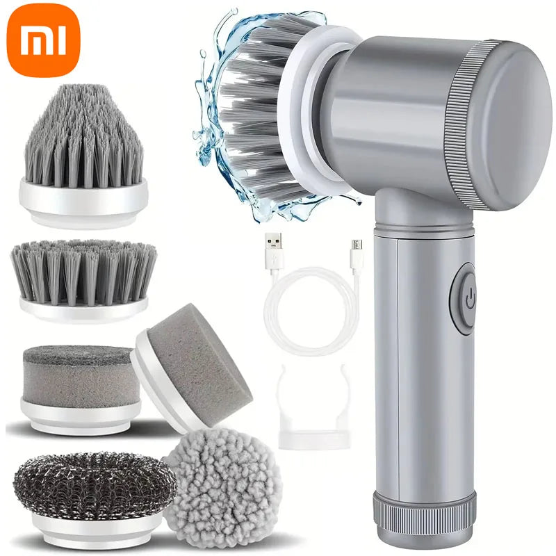 Electric Spin Scrubber Cordless Electric Cleaning Brush