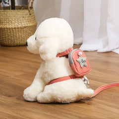 Pet Dog Lead leash  Backpack